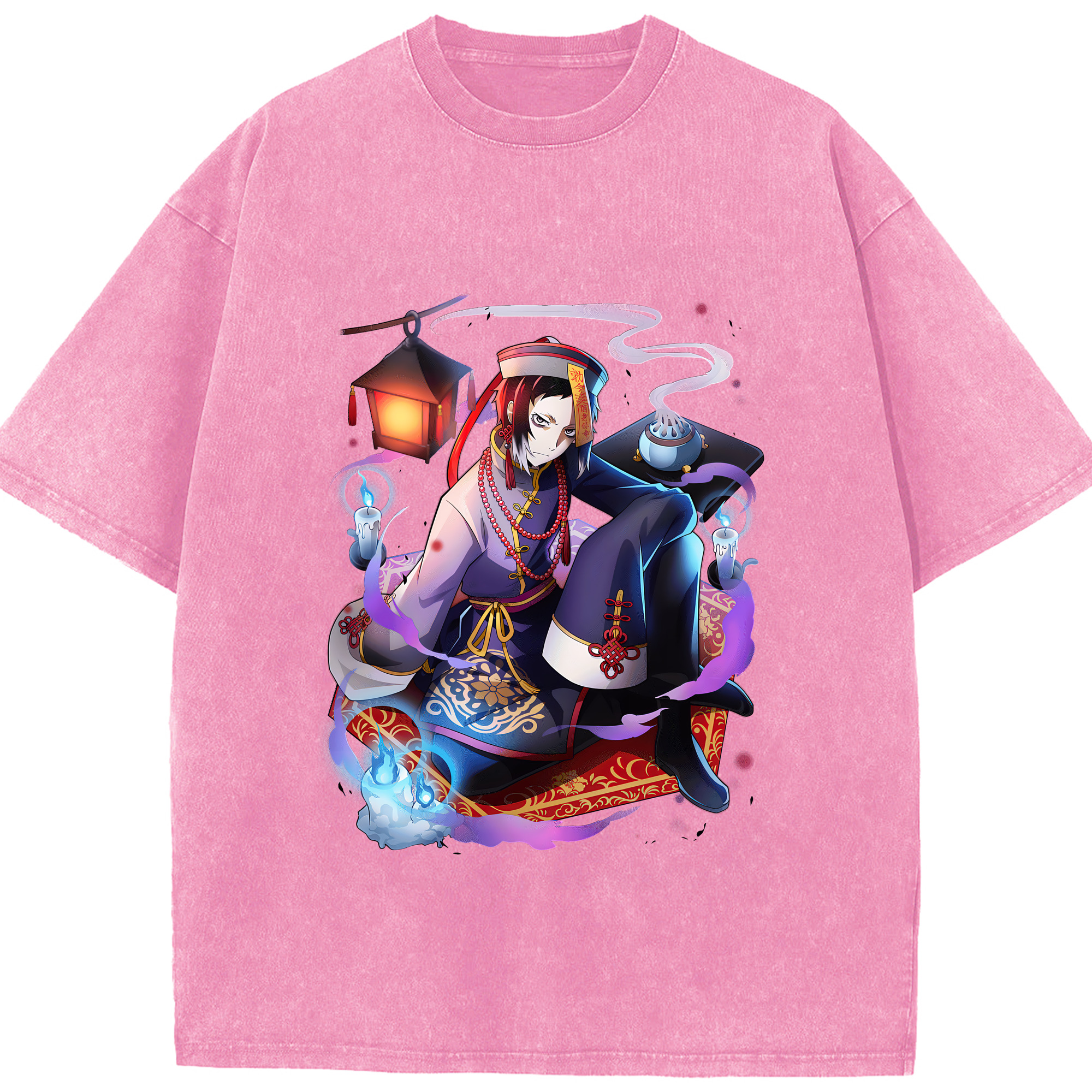 （画像用） 文豪ストレイドッグス Bungo Stray Dogs 綿100% ヴィンテージ風 半袖Tシャツ（フロントプリント）